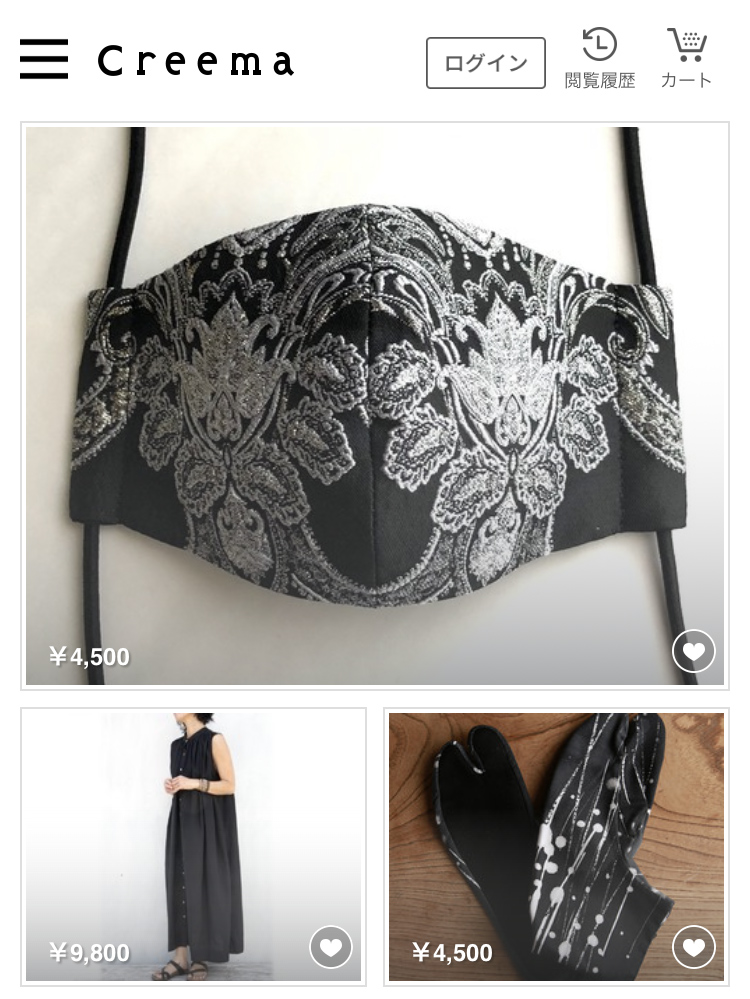 ＼マスクからコーデを考える／黒いワンピースにはデザインマスクが映える、というお話